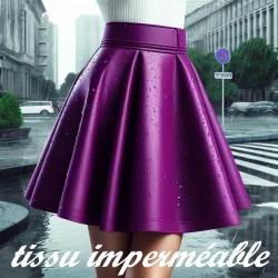 Tissu imperméable Violet Au Mètre Couture
