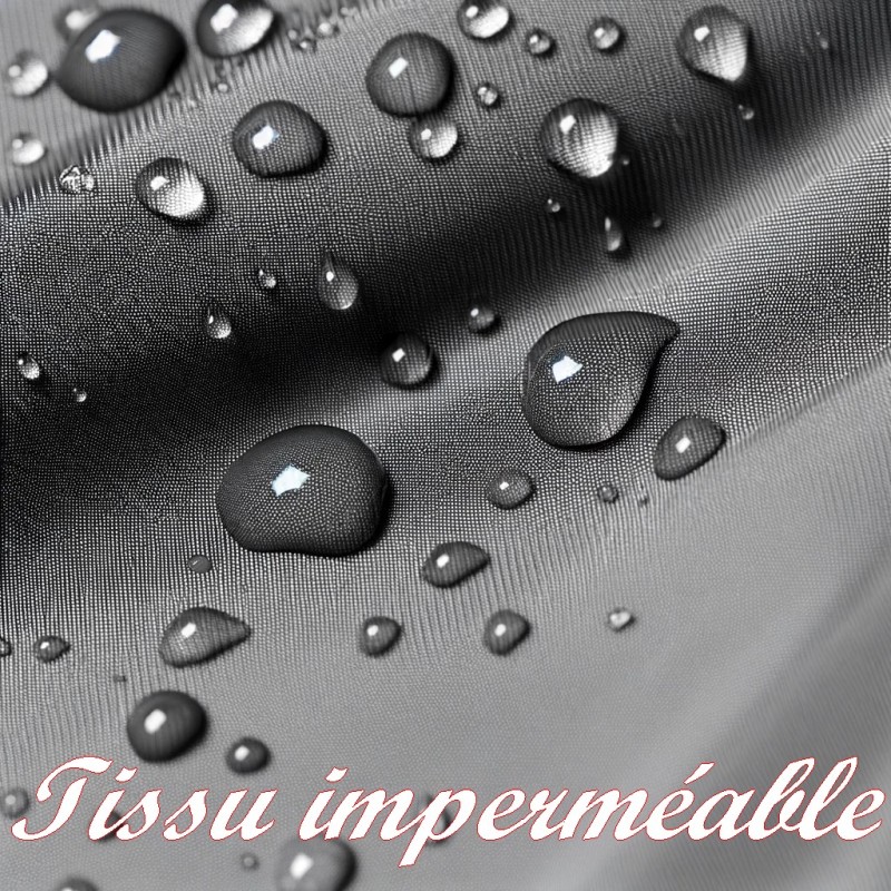 Tissu imperméable Gris Foncé Au Mètre Couture