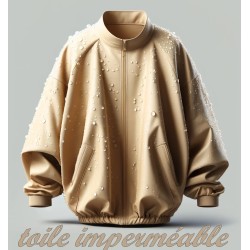 Tissu Toile imperméable Beige Au Mètre Couture