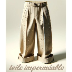 Tissu Toile imperméable Beige Au Mètre Couture