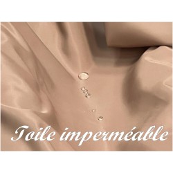 Tissu Toile imperméable Beige Au Mètre Couture
