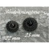 Boutons de Couture Gris en diametre 25 mm Pour Vestes Tailleurs : Chic et Pratique