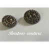 Boutons de Couture Gris en diametre 25 mm Pour Vestes Tailleurs : Chic et Pratique