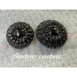 Boutons de Couture Gris en diametre 30 mm Pour Vestes Tailleurs : Chic et Pratique