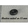 Boutons à Coudre en Métal Gris Foncé à Deux Trous : Élégance Intemporelle
