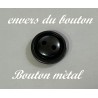 Boutons à Coudre en Métal Gris Foncé à Deux Trous : Élégance Intemporelle