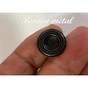 Boutons à Coudre en Métal Gris Foncé à Deux Trous : Élégance Intemporelle