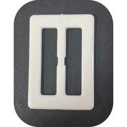 Boucle Ceinture Rectangle Blanche A Coudre.