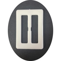 Boucle Ceinture Rectangle Blanche A Coudre.