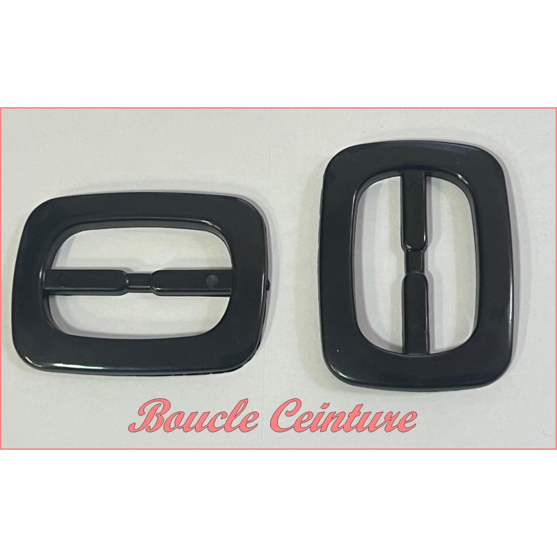 Boucle Ceinture Fantaisie Noir A Coudre.