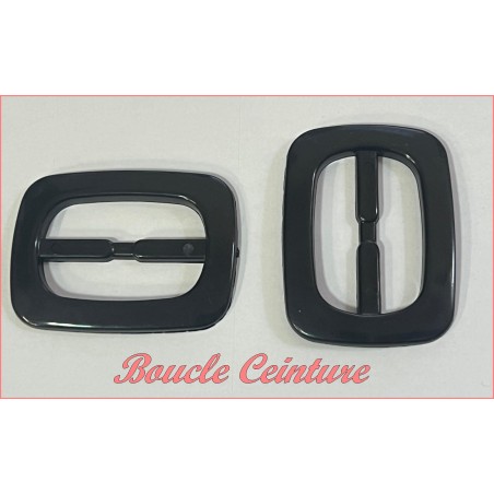 Boucle Ceinture Fantaisie Noir A Coudre.