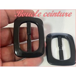 Boucle Ceinture Fantaisie Noir A Coudre.