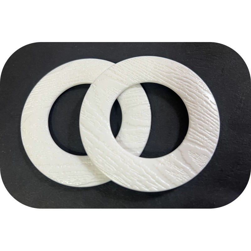 Anneau Blanc Marbré Plat Rond Couture Pour Maillots de Bains, Et Vetements