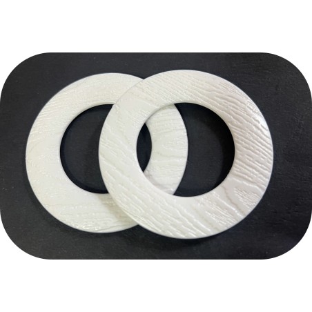 Anneau Blanc Marbré Plat Rond Couture Pour Maillots de Bains, Et Vetements