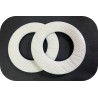 Anneau Blanc Marbré Plat Rond Couture Pour Maillots de Bains, Et Vetements