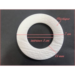 Anneau Blanc Marbré Plat Rond Couture Pour Maillots de Bains, Et Vetements