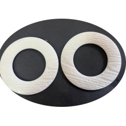 Anneau Blanc Marbré Plat Rond Couture Pour Maillots de Bains, Et Vetements