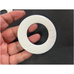 Anneau Blanc Marbré Plat Rond Couture Pour Maillots de Bains, Et Vetements