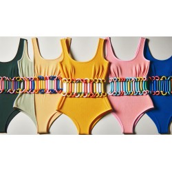 Anneau Blanc Marbré Plat Rond Couture Pour Maillots de Bains, Et Vetements