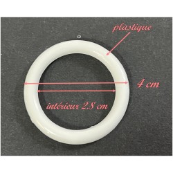 Anneau Blanc Rond Couture Pour Maillots de Bains, Et Vetements