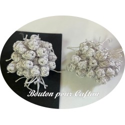 Bouton Pour Caftan et Jelabba Blanc A Coudre : Sublimez votre Style Traditionnel