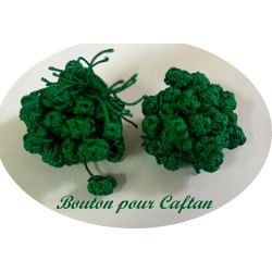 Bouton Pour Caftan et Jelabba En Vert Emeraude A Coudre : Sublimez votre Style Traditionnel