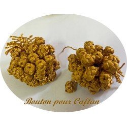 Bouton Pour Caftan et Jelabba En Moutarde A Coudre : Sublimez votre Style Traditionnel