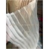 Plissé En Mousseline De Soie Ivoire Couture. - vendu au mètre. Pleated Ivory Chiffon Couture Fabric. - Sold by the meter.