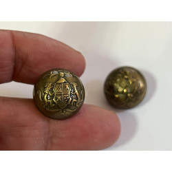 Bouton Demi-Boule Bronze Couture en Diamètre 18 mm