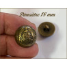 Bouton Demi-Boule Bronze Couture en Diamètre 18 mm