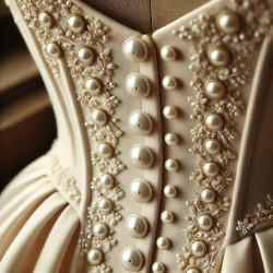 Bouton Nacré pour Mariage : Élégance et Raffinement pour Votre Tenue Nuptiale