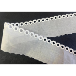Broderie anglaise ajourée : Une touche de délicatesse dans vos créations