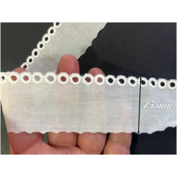 Broderie anglaise ajourée : Une touche de délicatesse dans vos créations