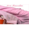 Mousseline Rose Foncé Pour La Couture.