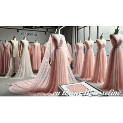Mousseline Rose Foncé Pour La Couture.