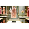 Mousseline Rose Foncé Pour La Couture.