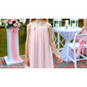 Mousseline Rose Foncé Pour La Couture.