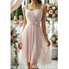Mousseline Rose Foncé Pour La Couture.