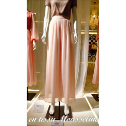 Mousseline Rose Foncé Pour La Couture.