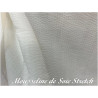Tissu Mousseline De Soie Stretch Ivoire Couture  Au Mètre. - "Silk Chiffon Technical Specification: Ivory Silk Stretch Chiffon.