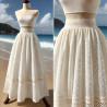 Plumetis Blanc Coton pour Vos Projets de Couture : Créations Élégantes