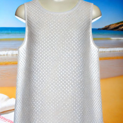 Plumetis Blanc Coton pour Vos Projets de Couture : Créations Élégantes
