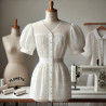 Plumetis Blanc Coton pour Vos Projets de Couture : Créations Élégantes