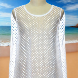 Plumetis Blanc Coton pour Vos Projets de Couture : Créations Élégantes