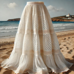 Plumetis Blanc Coton pour Vos Projets de Couture : Créations Élégantes