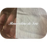 Mousseline De Soie Marron Choco Couture  Au Mètre.