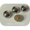 Boutons Demi-Boule Argentés 22 mm : L'Élégance en Couture et Décoration