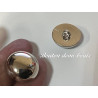 Boutons Demi-Boule Argentés 22 mm : L'Élégance en Couture et Décoration