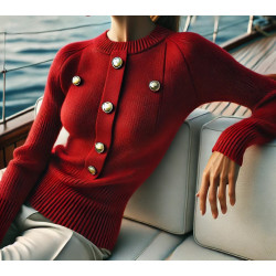 Bouton Doré Ancre Marin En Taille 18 mm A Coudre : Élégance Marine