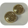 Bouton Doré Ancre Marin En Taille 18 mm A Coudre : Élégance Marine